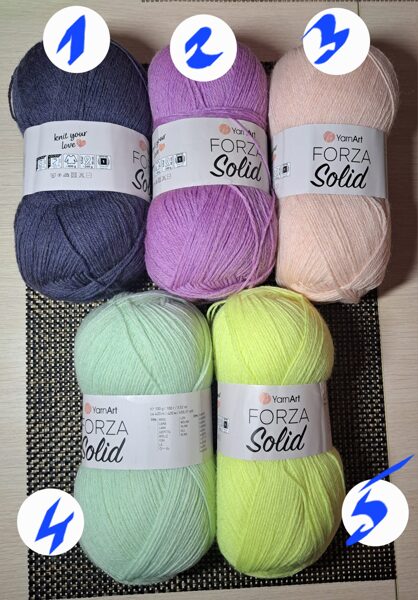 YARN ART FORZA SOLID